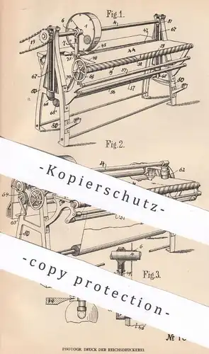 original Patent - Ernst Kessler , Stuttgart | Löwenstein & Co. , Frankfurt / Main | 1905 | Markieren von Stoff