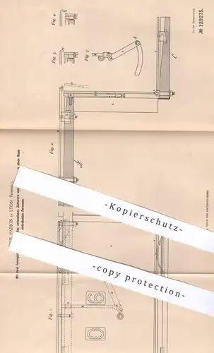 original Patent - Emil Pabion , Lyon , Frankreich 1901 | Zählwerk für Bus , Bahn , Museum , Bibliothek | Personen Zähler