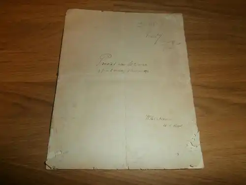 Dokument Kirche Cramon 1892 , Predigt zu Weihnachten , Cramonshagen , Mecklenburg  !!!