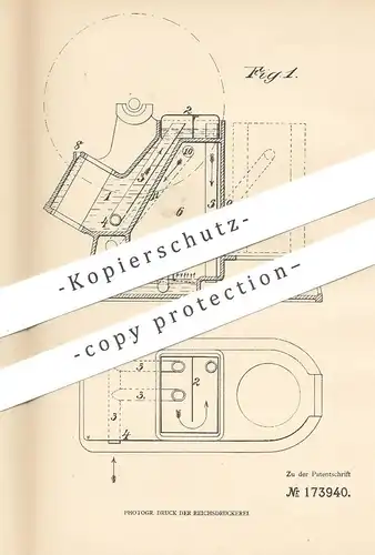 original Patent - Julius Hillebrand , Ludwigshafen / Rhein , 1904 , Gasmotor | Gas Motor | Kühlwasser , Gaserzeuger !!!