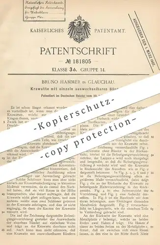 original Patent - Bruno Hammer , Glauchau , 1906 , Krawatte | Krawatten , Schlips , Mode , Schneider , Fliege !!