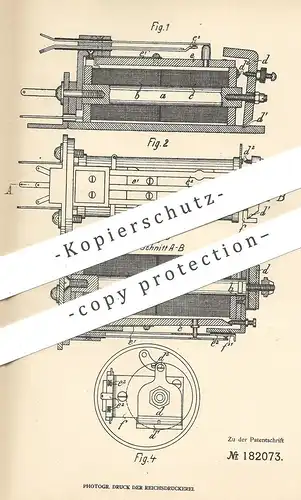 original Patent - Telephon Apparat Fabrik E. Zwietusch & Co. , Berlin / Charlottenburg 1906 , Elektromagnetisches Relais