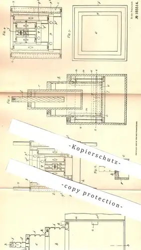 original Patent - Donald F. Burrage , Beckenham , England 1906 , Schaugestell | Schaufenster | Warenträger , Ladentisch