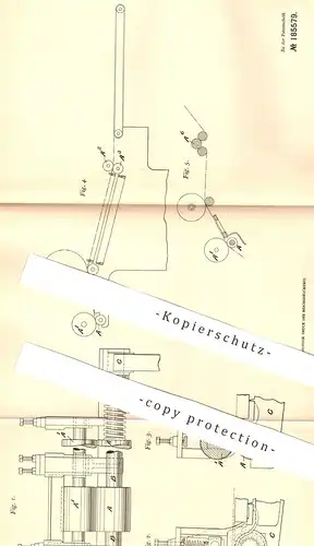 original Patent - Frederick Septimus Herdman , William Blair Morton , Belfast Irland | Spinnen von Flachs , Hanf , Jute