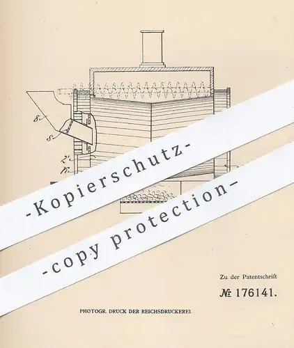 original Patent - Michael Rózsa , Budapest , 1905 , Mischmaschine mit drehbarer Mischtrommel | Mühle , Mühlen !!!