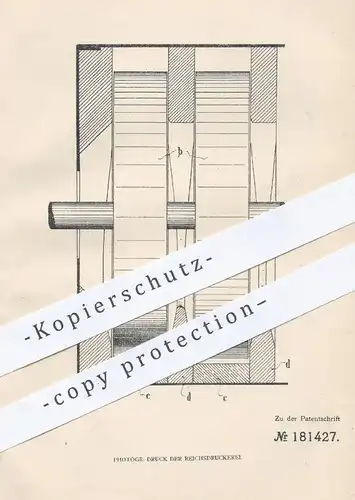 original Patent - F. Holtzhausen & Co. , Nossen , 1906 , Schälmaschine | Schälen von Getreide , Korn | Landwirt , Bauer