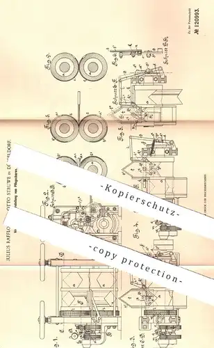 original Patent - Julius Raffloer , Otto Struwe , Düsseldorf , 1897 , Herstellung von Pflugscharen | Pflugschare , Pflug