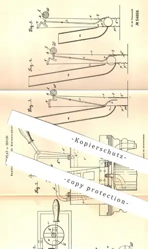 original Patent - F. Puplat , Berlin , 1890 , Kontrollapparat für Bierausschank | Getränke - Automat | Zapfanlage , Bier