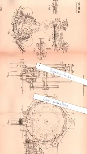 original Patent - Sociètè Anonyme "Le Scelle" in Paris , 1905 , Maschine, um Zeitungen unter Kreuzband zu legen !!!