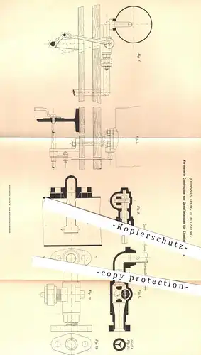 original Patent - Johannes Haag , Augsburg , 1879 , Dampfheizungen für Eisenbahn - Waggon | Eisenbahnen , Heizung !!!