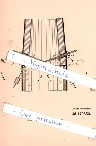 original Patent -  Aug. Rübenkamp in Dortmund , 1904 , Entfernen der Schlacke bei Gaserzeugern !!!