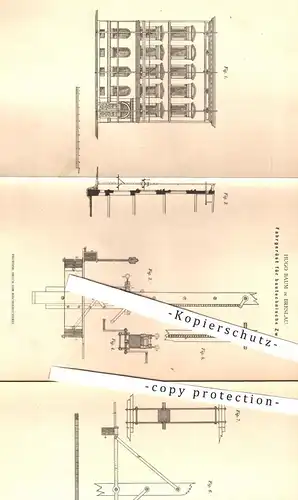 original Patent - Hugo Baum in Breslau , 1880 , Fahrgerüst für bautechnische Zwecke | Baugerüst , Gerüstbau , Gerüst !!