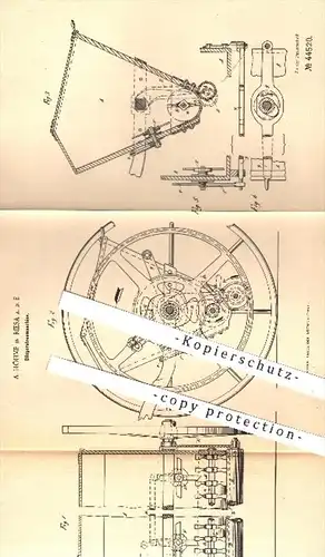 original Patent - A. Höhme in Riesa , 1887 , Düngerstreumaschine | Dünger , Streumaschine , Düngen , Landwirtschaft !!!