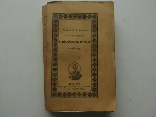 Cinzia, Olympia und Gridonia von Gonzaga , 1841 , Stifterinnen des Collegiums der Jungfrauen Jesu , Kirche , Mantua !!!