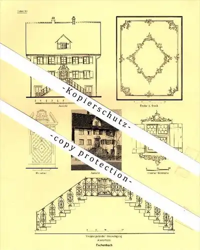 Photographien / Ansichten , 1937 , Rapperswil / Eschenbach , Prospekt , Fotos , Architektur !!!