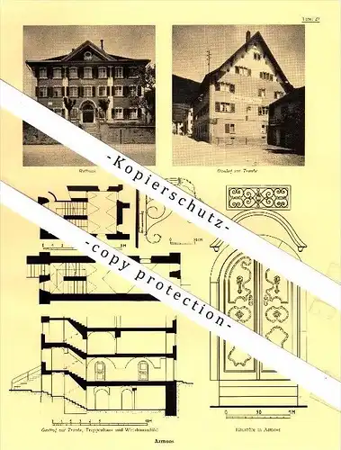Photographien / Ansichten , 1937 , Werdenberg und Azmoos , Prospekt , Fotos , Architektur !!!