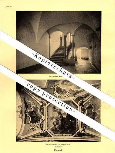 Photographien / Ansichten , 1937 , Rheineck SG , Löwenhof , Prospekt , Fotos , Architektur !!!