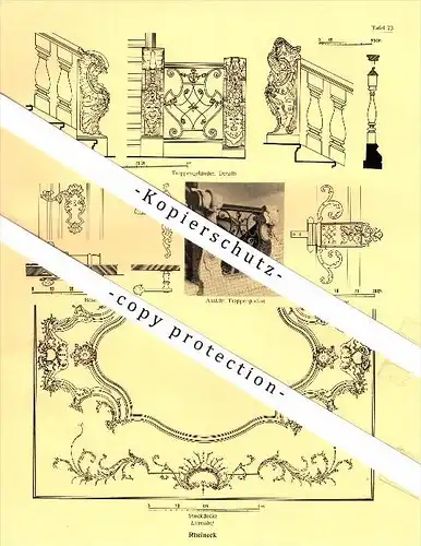 Photographien / Ansichten , 1937 , Rheineck SG , Löwenhof , Prospekt , Fotos , Architektur !!!