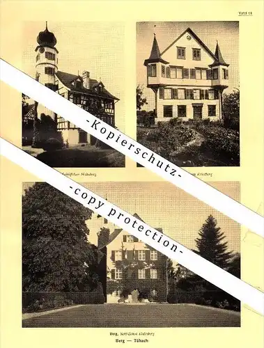 Photographien / Ansichten , 1937 , Berg , Tübach , Gais , Prospekt , Fotos , Architektur !!!