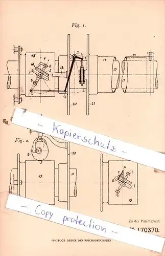 Original Patent  - Dr. H. Föttinger in Stettin , 1904 , Bestimmung der übertragenen Arbeit  !!!