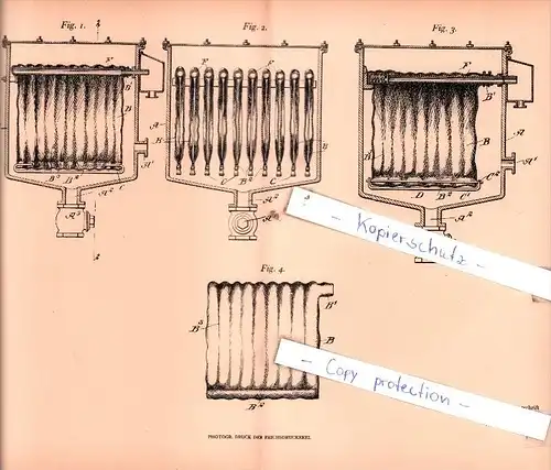 Original Patent  - William Kathol in Vailsburg / Newark , USA  , 1904 , !!!