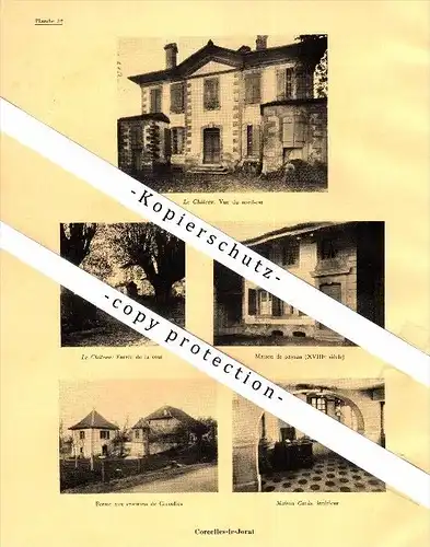 Photographien / Ansichten , 1933 , Corcelles-le-Jorat , Démoret , Treytorrens , Prospekt , Architektur , Fotos !!!