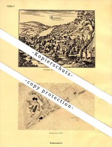 Photographien / Ansichten , 1933 , Orny , Romainmotier-Envy , Prospekt , Architektur , Fotos !!!