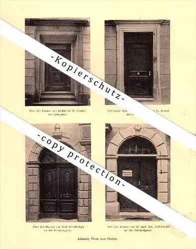 Photographien / Ansichten , 1910 , Altdorf , Prospekt , Architektur , Fotos !!!