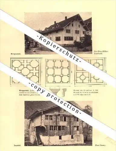 Photographien / Ansichten , 1910 , Seedorf und Isenthal , Prospekt , Architektur , Fotos !!!