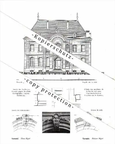 Photographien / Ansichten , 1912 , Varembé , Prospekt , Architektur , Fotos !!!