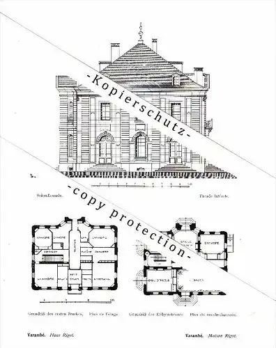 Photographien / Ansichten , 1912 , Varembé , Prospekt , Architektur , Fotos !!!