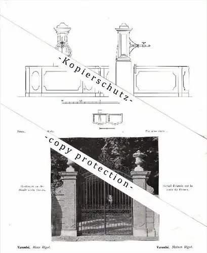 Photographien / Ansichten , 1912 , Varembe , Prospekt , Architektur , Fotos !!!