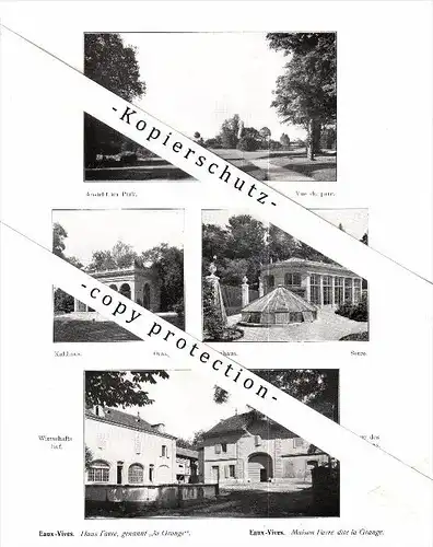 Photographien / Ansichten , 1912 , Eaux-Vives , Prospekt , Architektur , Fotos !!!Eaux-Vives