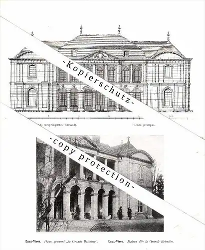 Photographien / Ansichten , 1912 , Eaux-Vives , Prospekt , Architektur , Fotos !!!