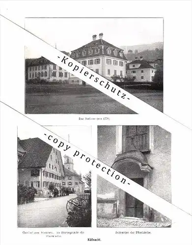 Photographien / Ansichten , 1914 , Küsnacht , Einsiedeln , Prospekt , Architektur , Fotos !!!