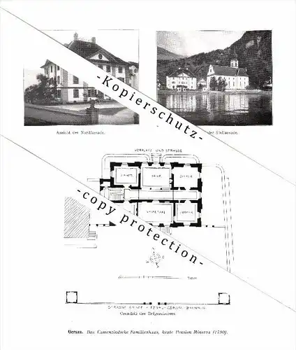 Photographien / Ansichten , 1914 , Gersau , Küsnacht , Prospekt , Architektur , Fotos !!!