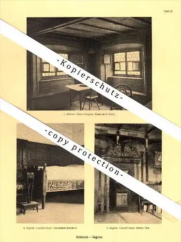 Photographien / Ansichten , 1925 , Laax , Sagogn , Schleuis , Prospekt , Architektur , Fotos !!!