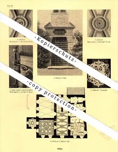 Photographien / Ansichten , 1925 , Flims , Imboden , Prospekt , Architektur , Fotos !!!