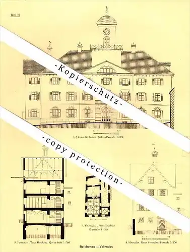 Photographien / Ansichten , 1925 , Reichenau , Valendas , Flims , Prospekt , Architektur , Fotos !!!