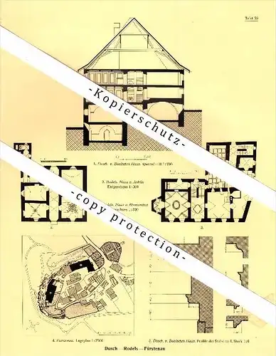 Photographien / Ansichten , 1925 , Dusch , Rodels , Fürstenau , Scharans , Prospekt , Architektur , Fotos !!!