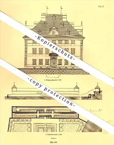 Photographien / Ansichten , 1925 , Parpan , Sils im Domleschg , Prospekt , Architektur , Fotos !!!