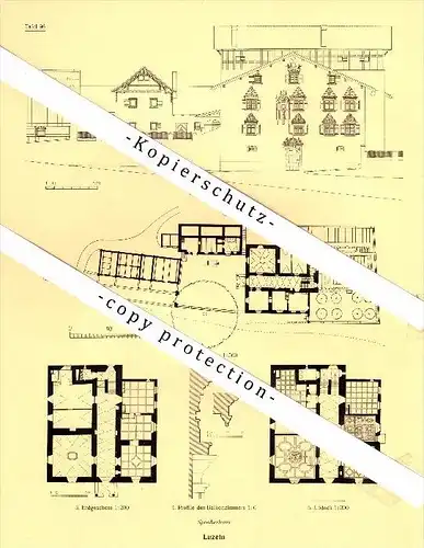 Photographien / Ansichten , 1925 , Luzein , Prospekt , Architektur , Fotos !!!