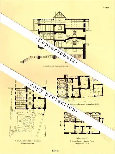 Photographien / Ansichten , 1925 , Luzein , Prospekt , Architektur , Fotos !!!