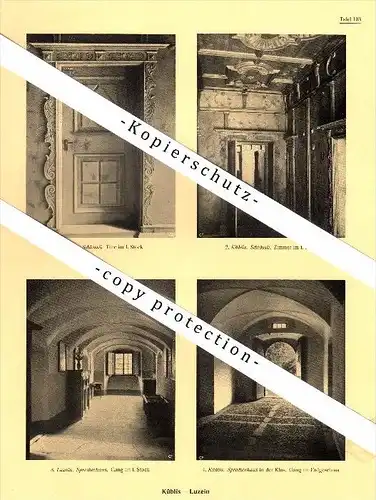 Photographien / Ansichten , 1925 , Luzein , Küblis , Saas , Prospekt , Architektur , Fotos !!!