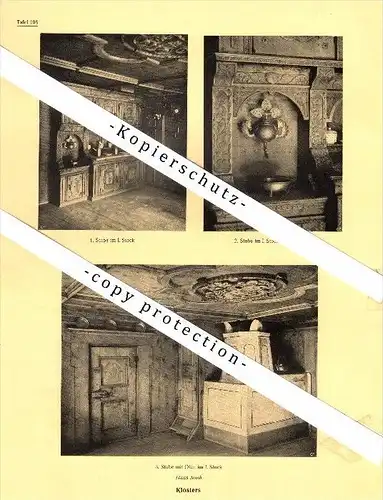 Photographien / Ansichten , 1925 , Klosters , Davos - Dorf , Prospekt , Architektur , Fotos !!!
