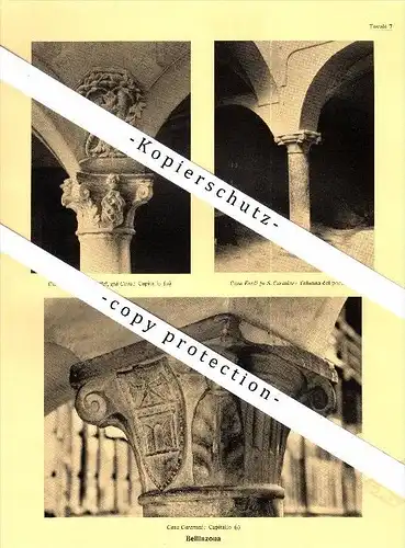Photographien / Ansichten , 1936 , Bellinzona , Prospekt , Architektur , Fotos !!!