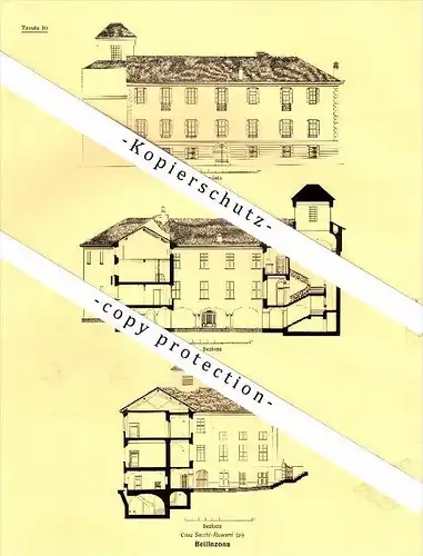 Photographien / Ansichten , 1936 , Bellinzona , Prospekt , Architektur , Fotos !!!