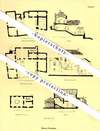 Photographien / Ansichten , 1936 , Minusio Rivapiana , Locarno , Prospekt , Architektur , Fotos !!!