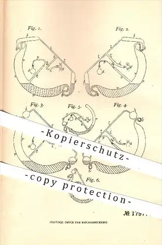 original Patent - Dr. Ulrich von Reden , Franzburg , Gehrden , Hannover , 1905 , Quecksilber - Luftpumpe , Pumpe , Luft