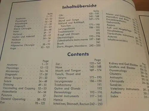 Injecta Katalog 1942 , Chirurgie - Instrumente , Arztbesteck , Wehrmacht , Arzt , Zahnarzt , Hebamme , Hohenlychen !!!